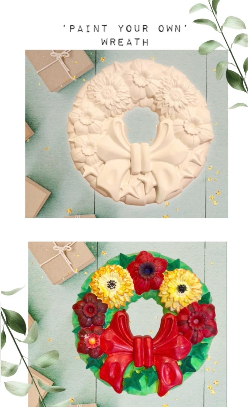 Ready-to-paint Wreath